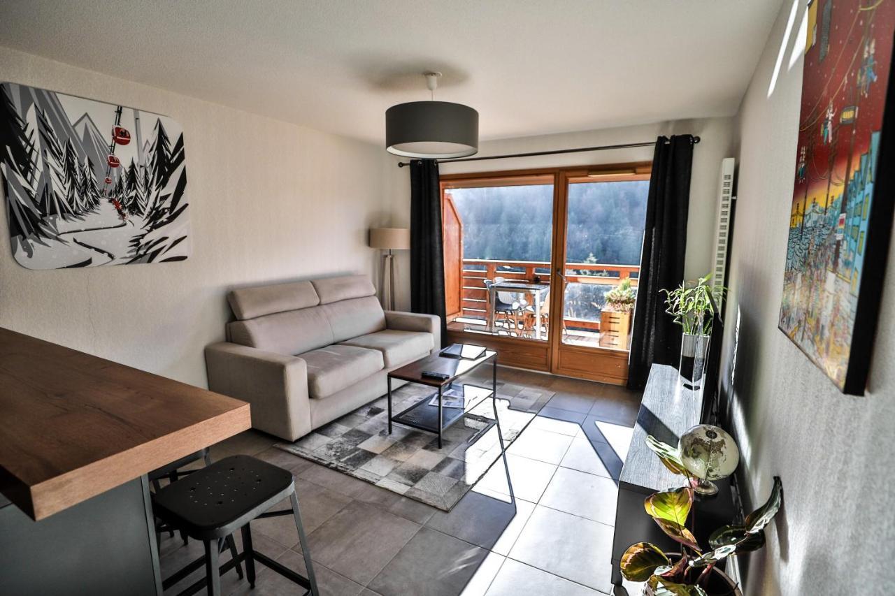 Appt Primeveres - Centre Village, Vue Montagne - Aravistour Saint-Jean-de-Sixt Exterior foto